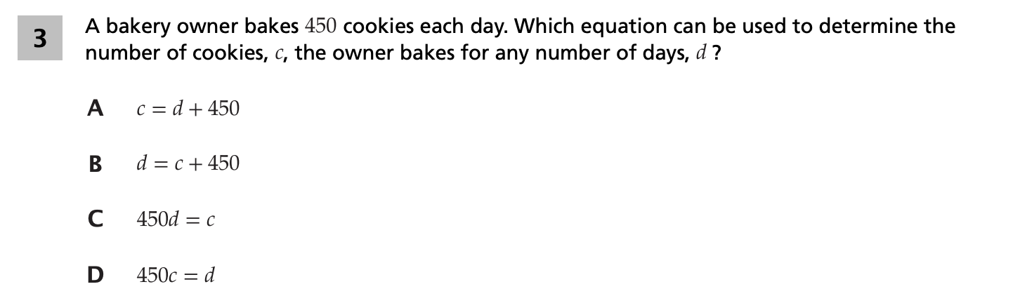 Original screenshot of question 3