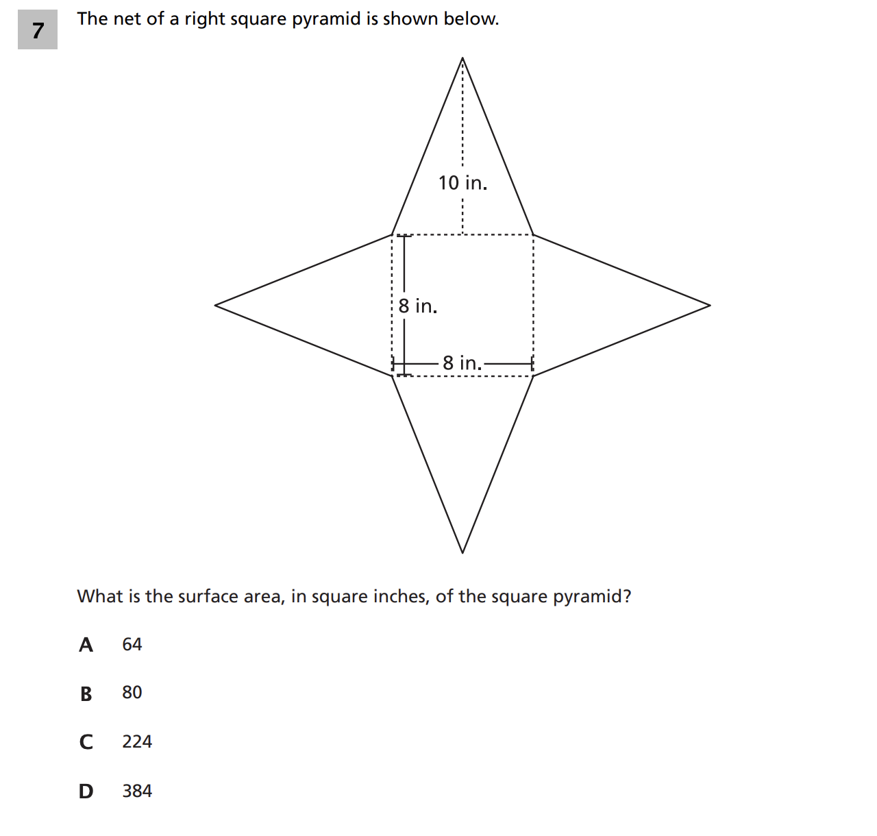 Original screenshot of question 7
