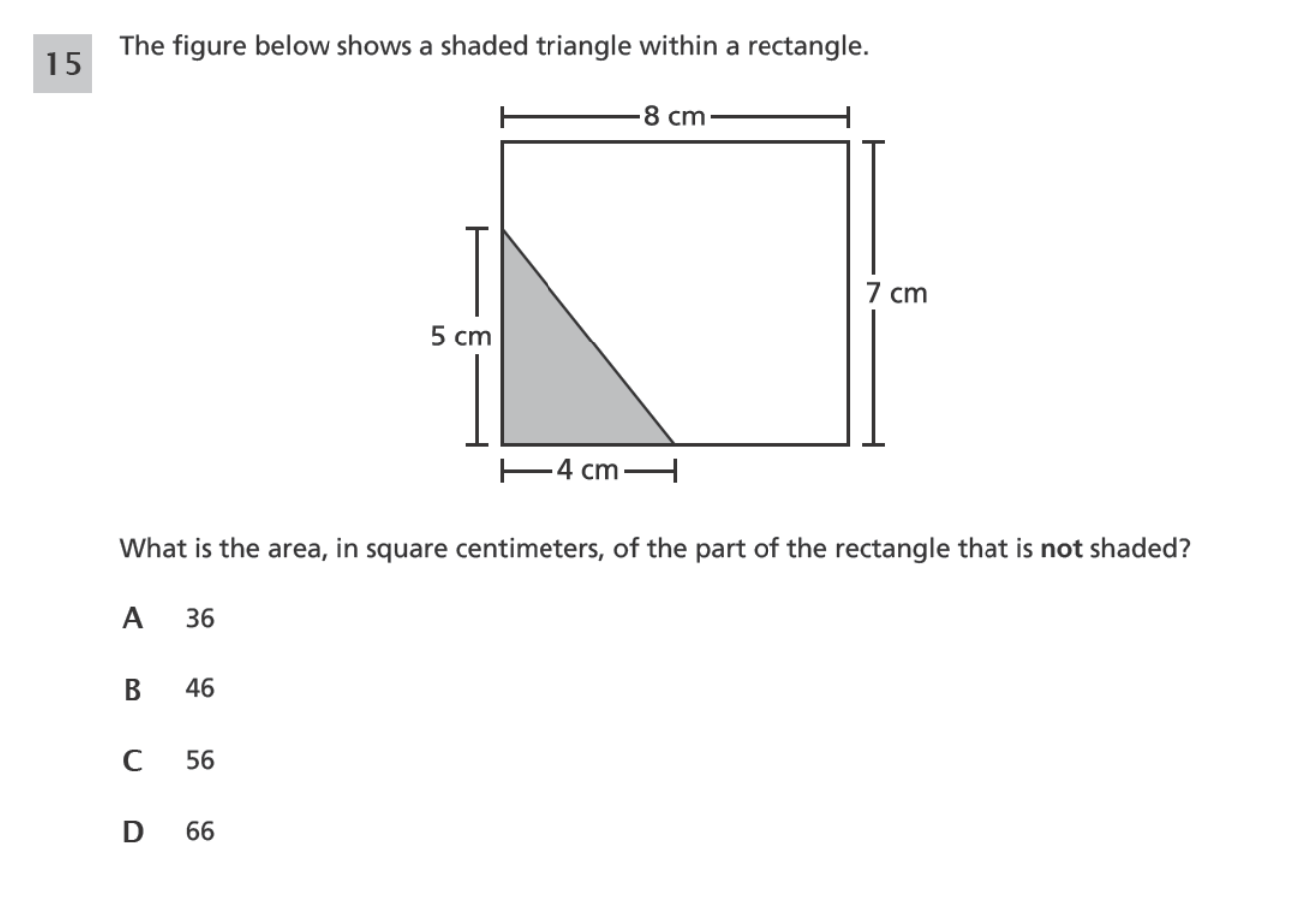 Original screenshot of question 15