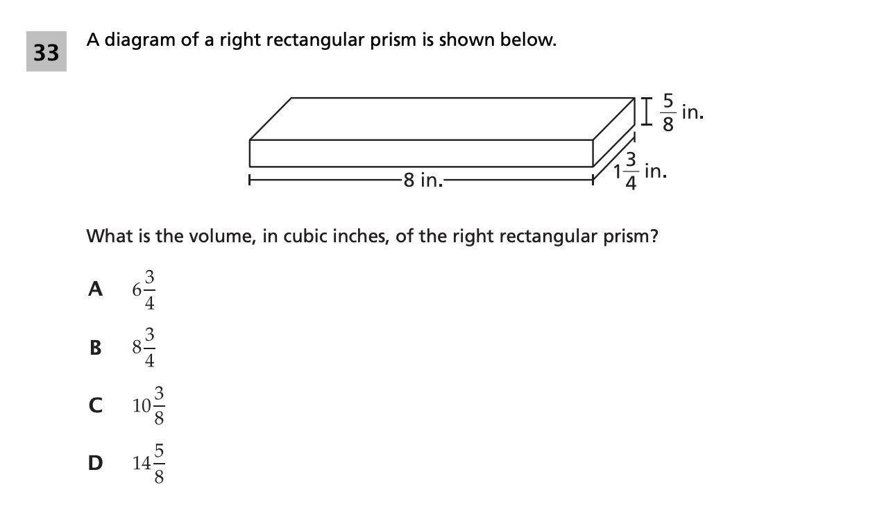 Original screenshot of question 33