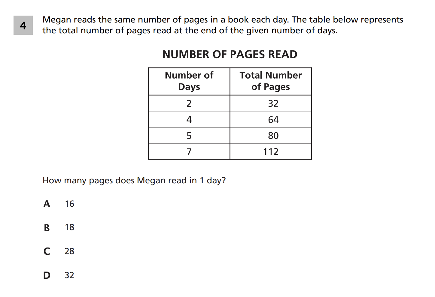 Original screenshot of question 4