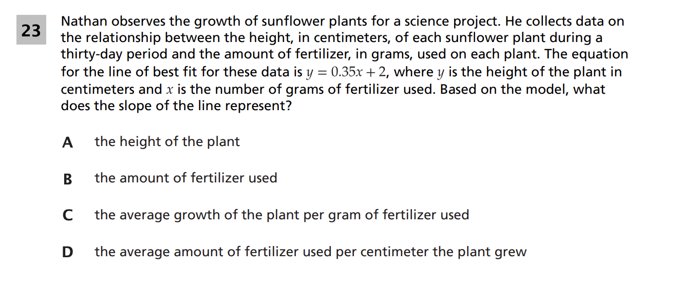 Original screenshot of question 23