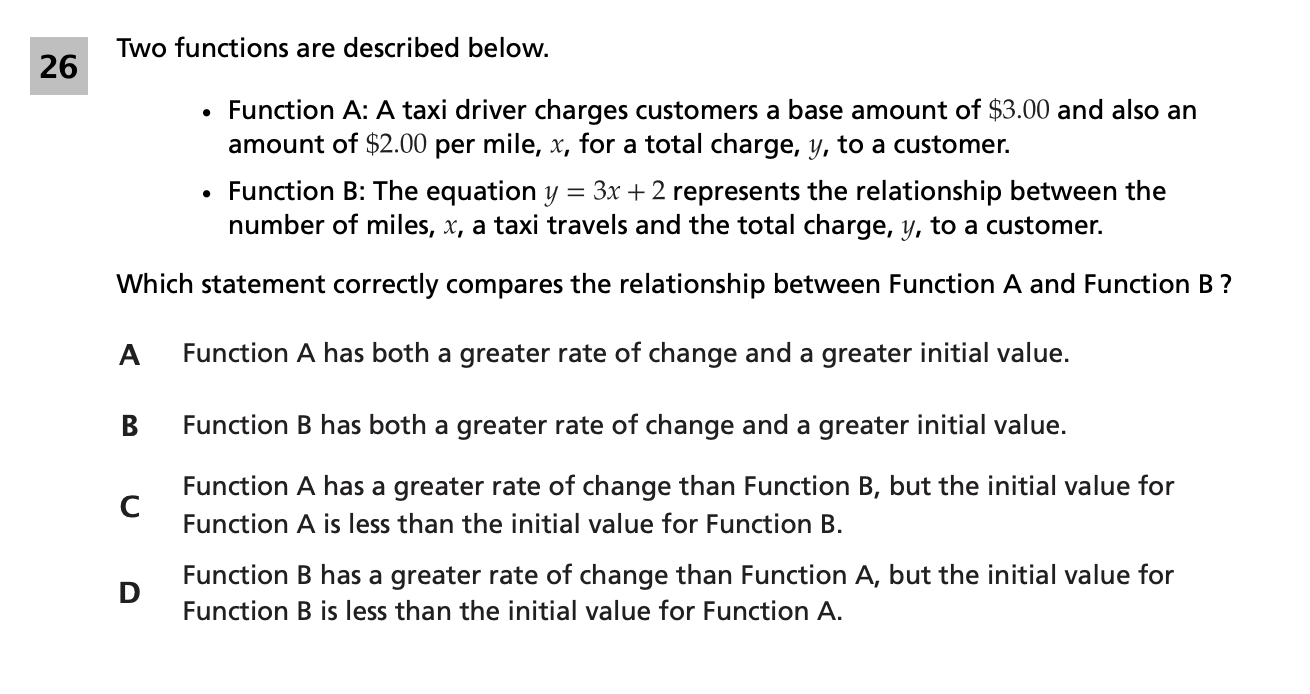 Original screenshot of question 26