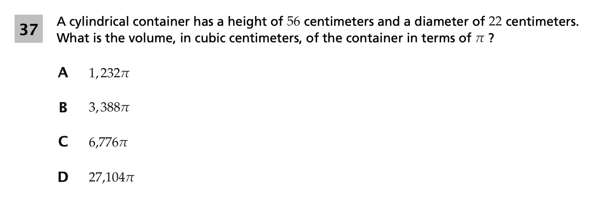 Original screenshot of question 37