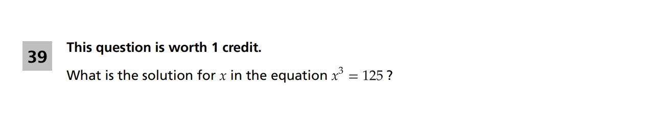 Original screenshot of question 39