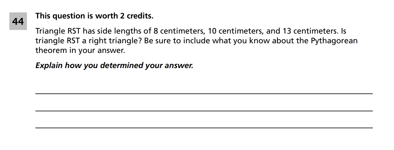 Original screenshot of question 44