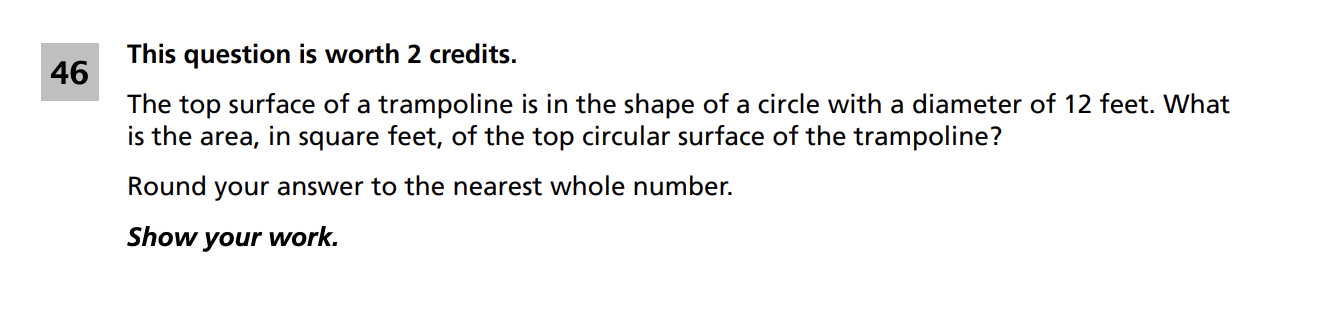 Original screenshot of question 46