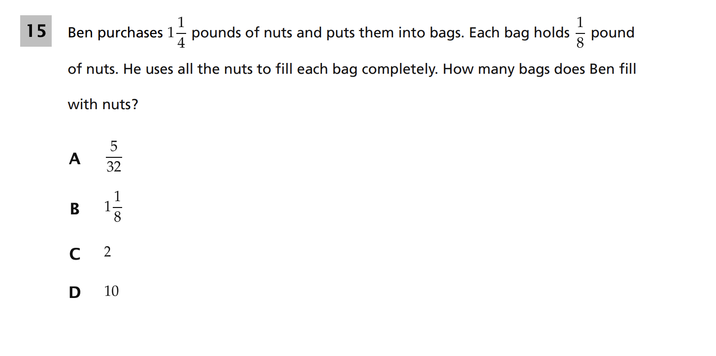 Original screenshot of question 15