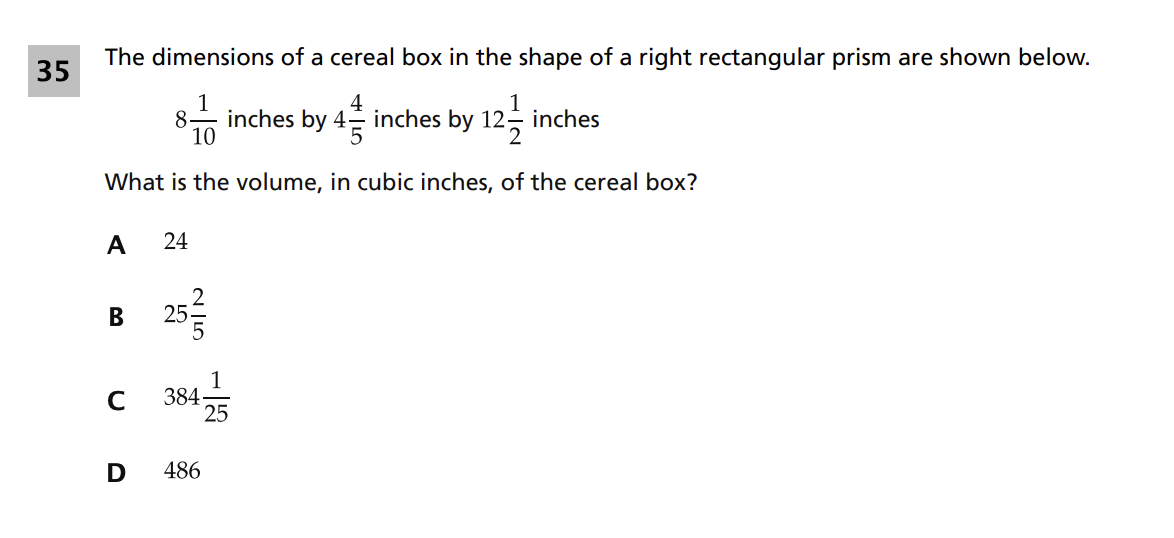 Original screenshot of question 35