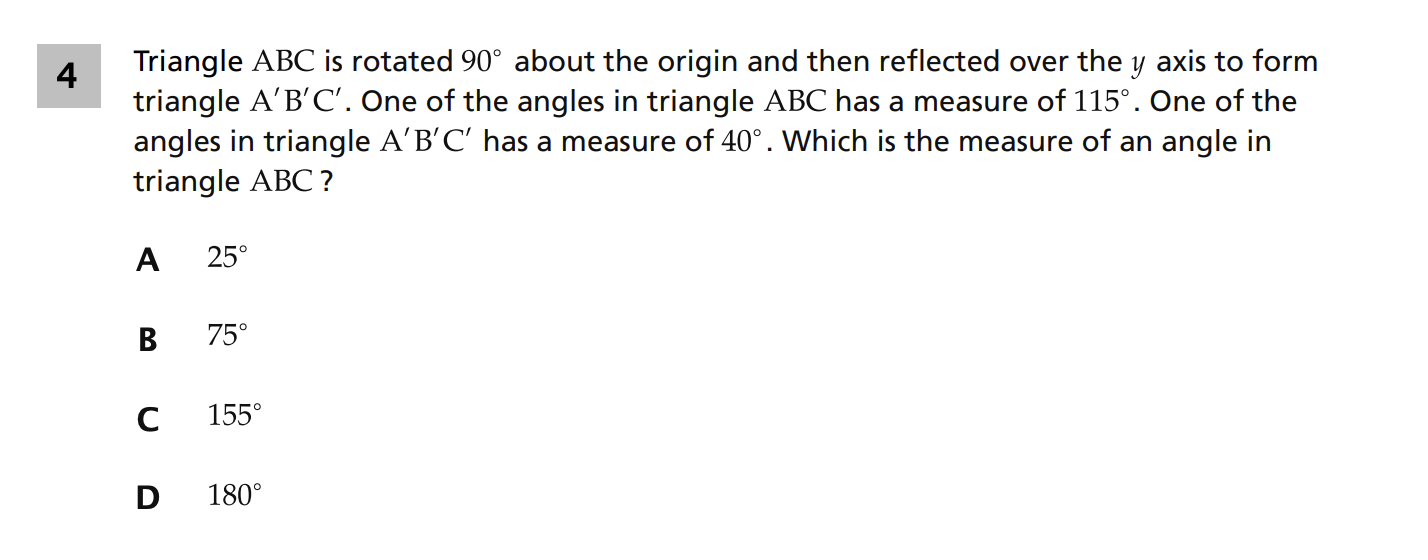 Original screenshot of question 4