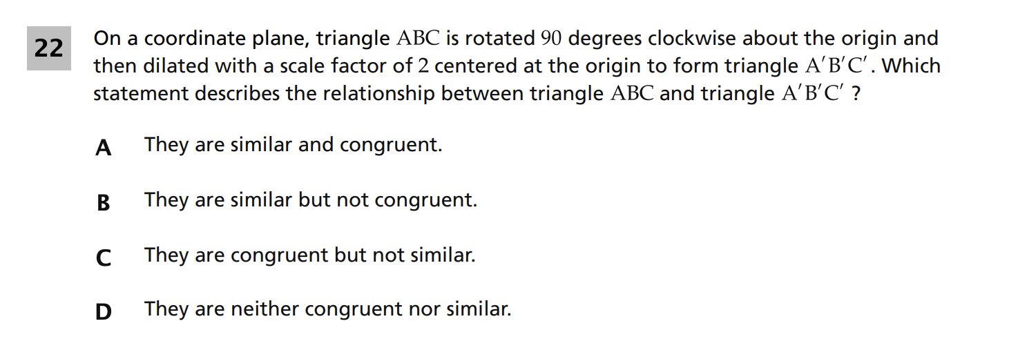 Original screenshot of question 22