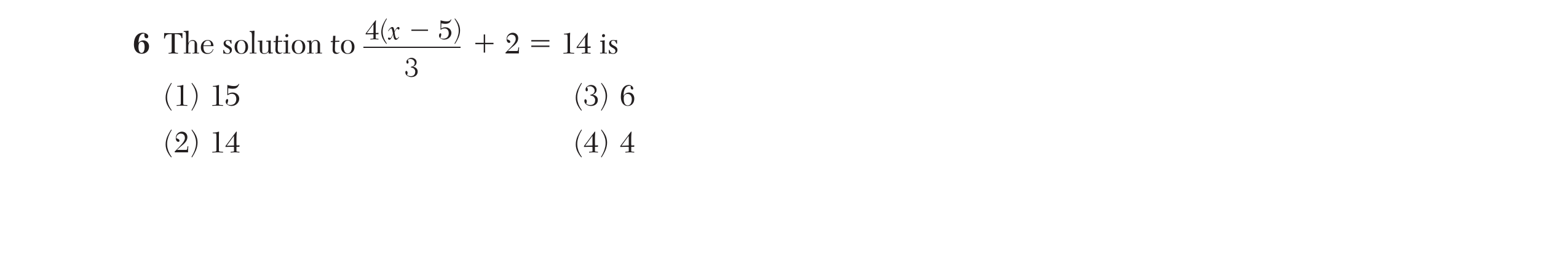 Original screenshot of question 6