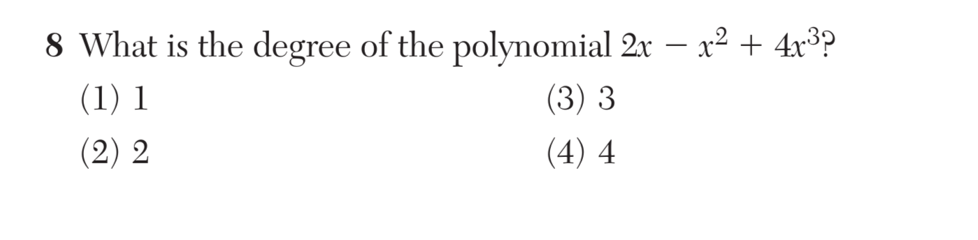 Original screenshot of question 8