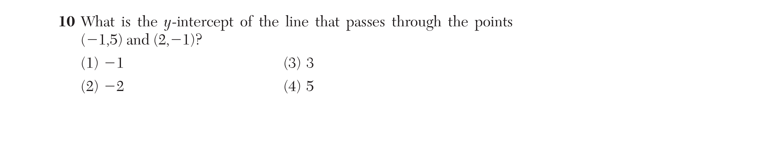 Original screenshot of question 10