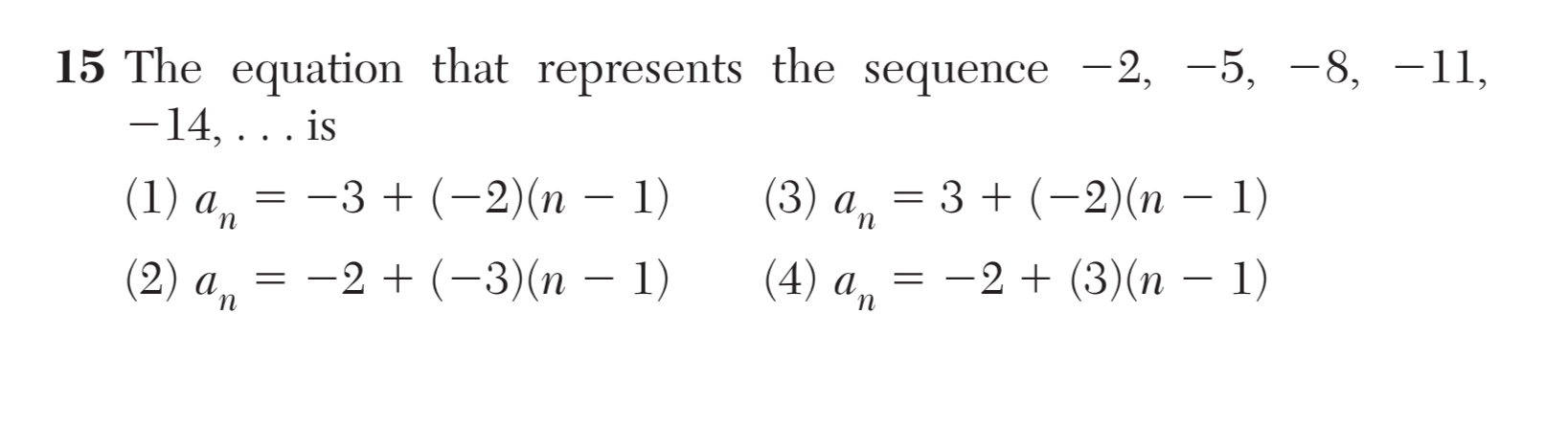 Original screenshot of question 15