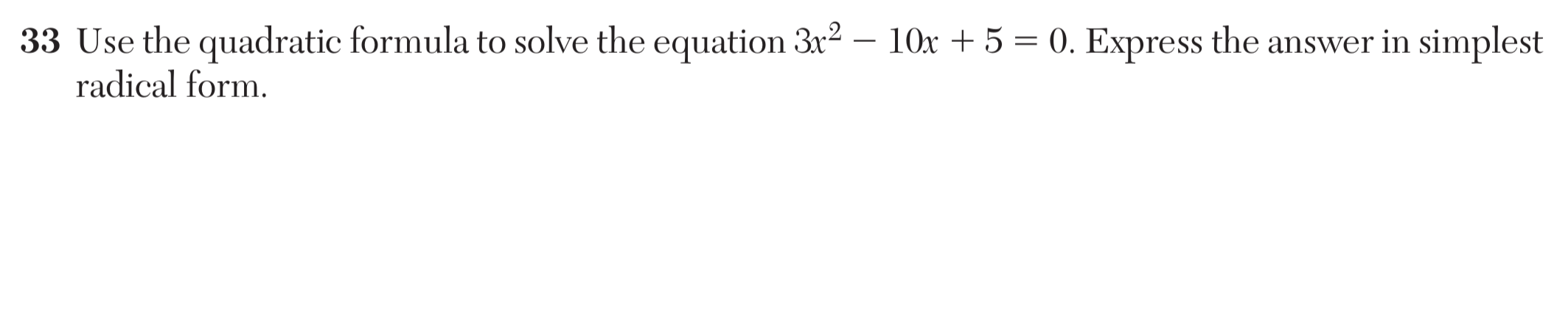 Original screenshot of question 33