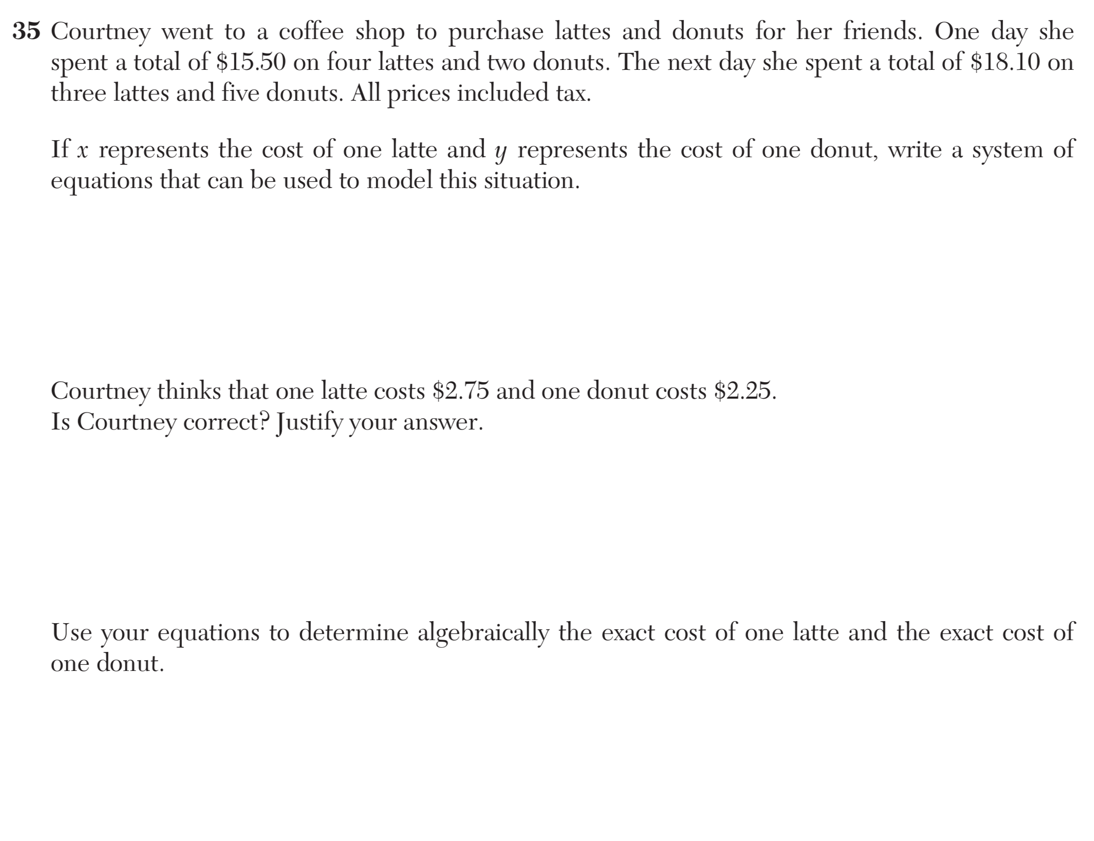 Original screenshot of question 35