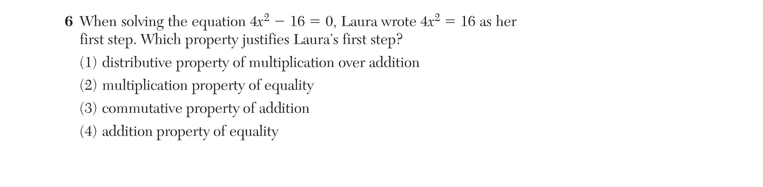 Original screenshot of question 6