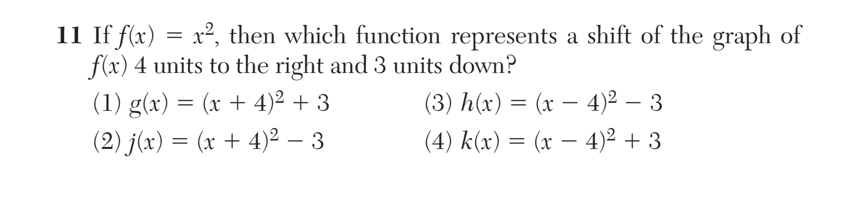 Original screenshot of question 11