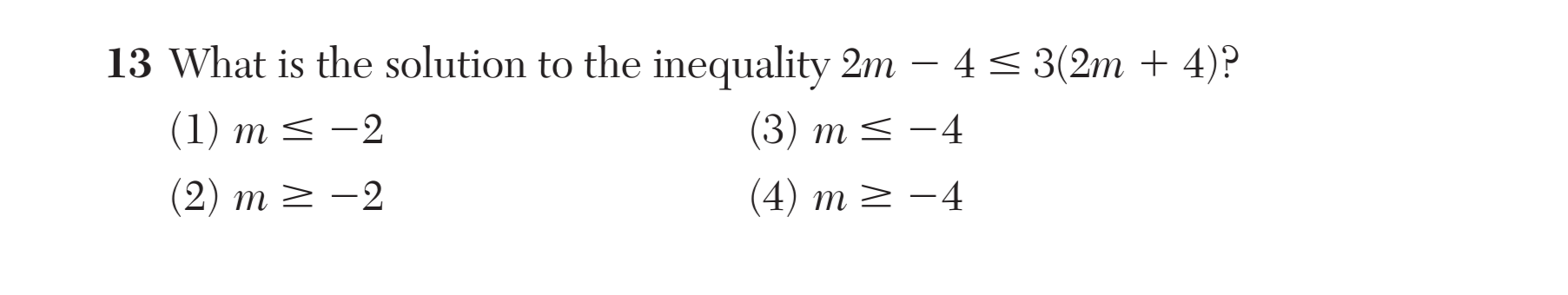 Original screenshot of question 13