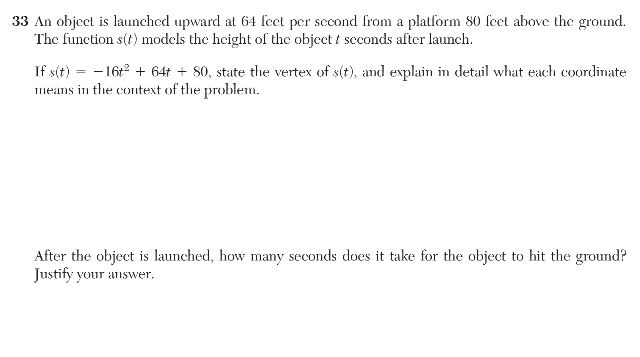 Original screenshot of question 33