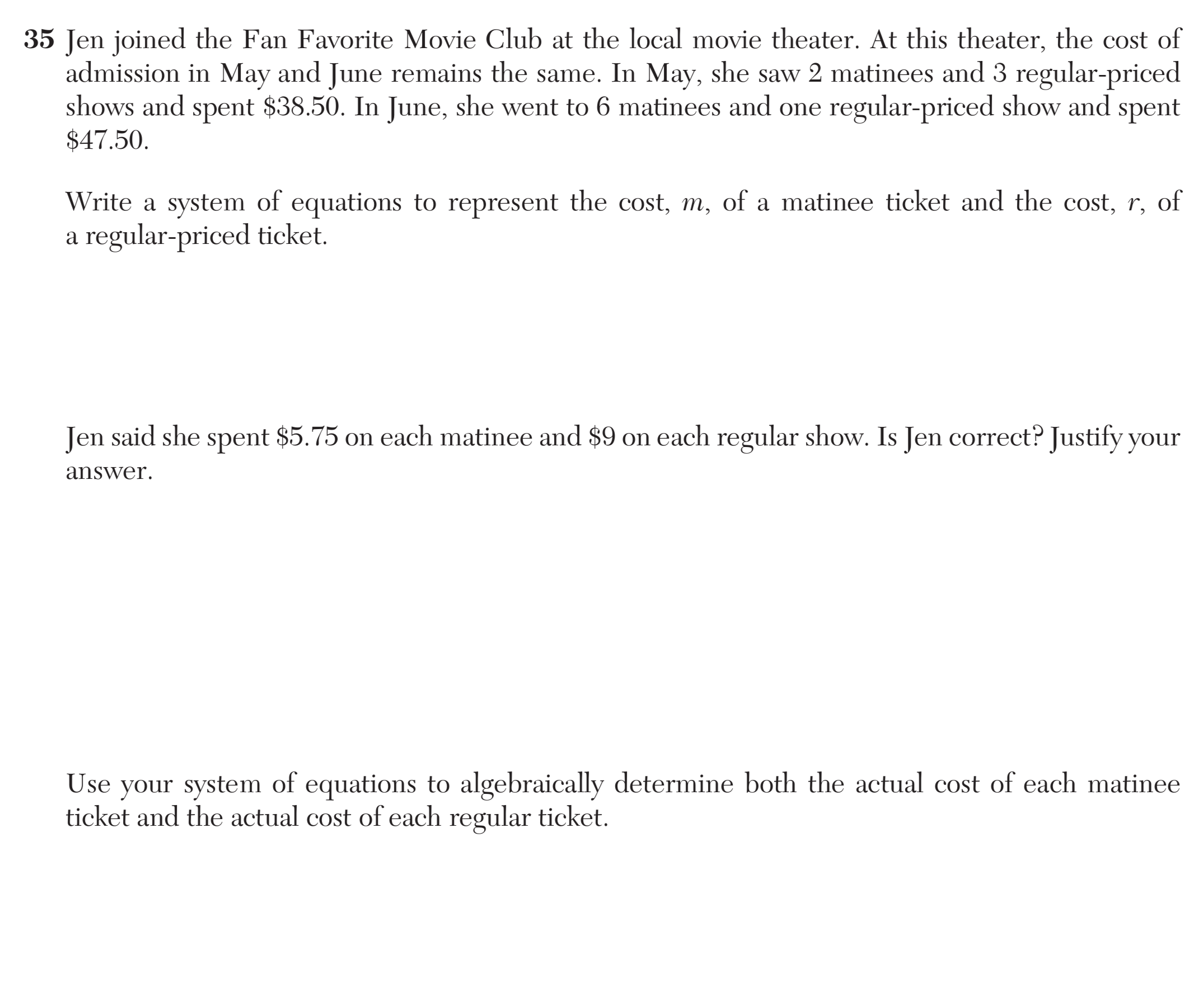 Original screenshot of question 35