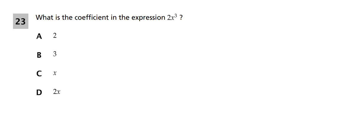 Original screenshot of question 23