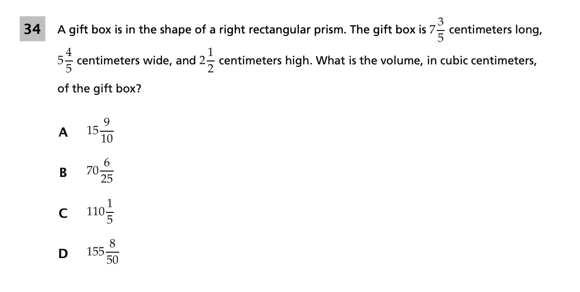 Original screenshot of question 34