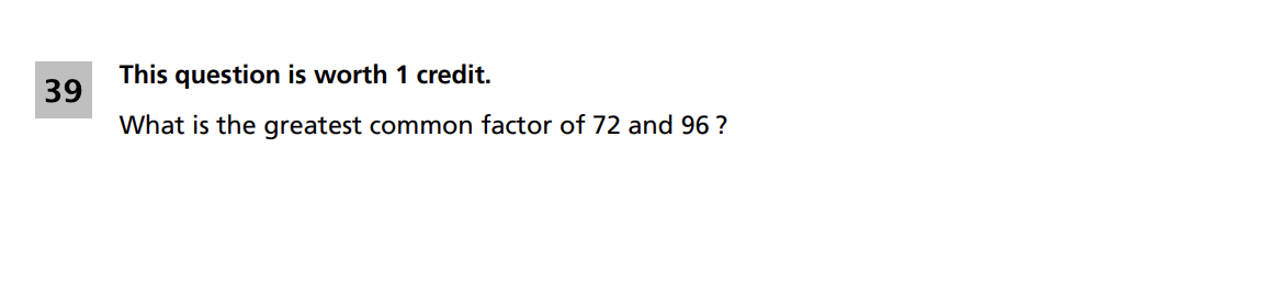 Original screenshot of question 39