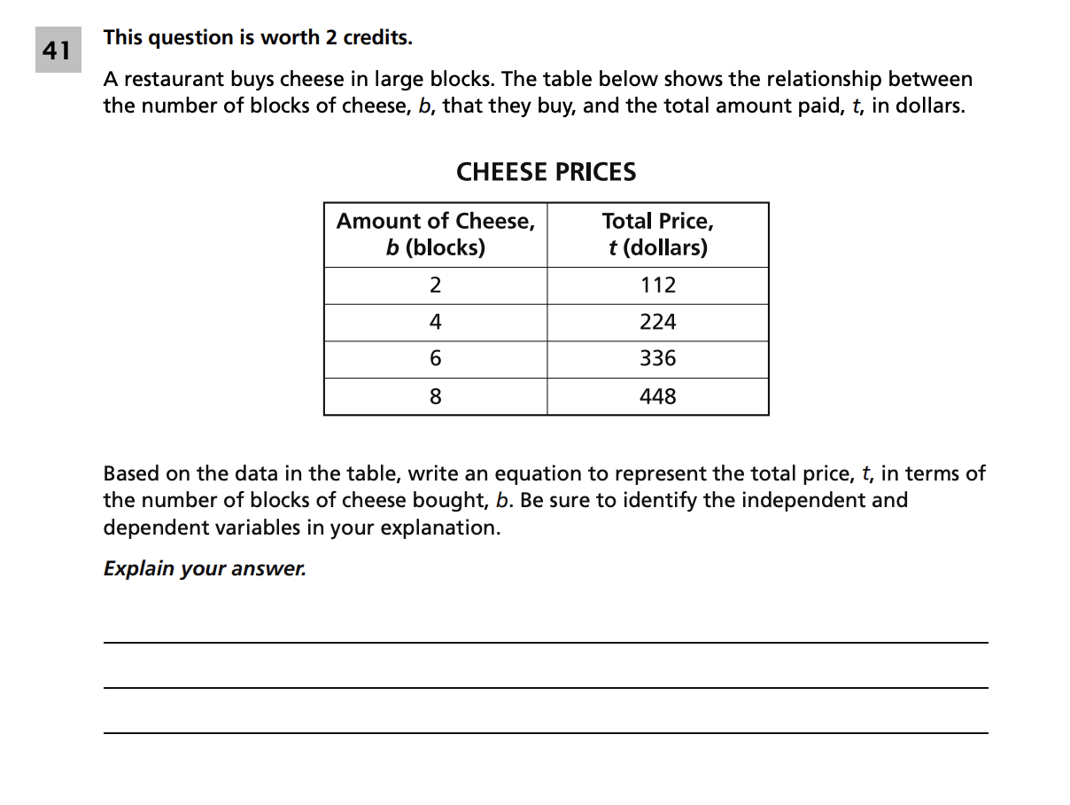 Original screenshot of question 41