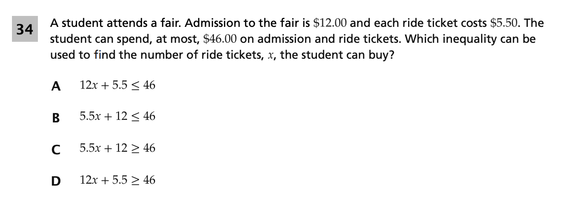 Original screenshot of question 34