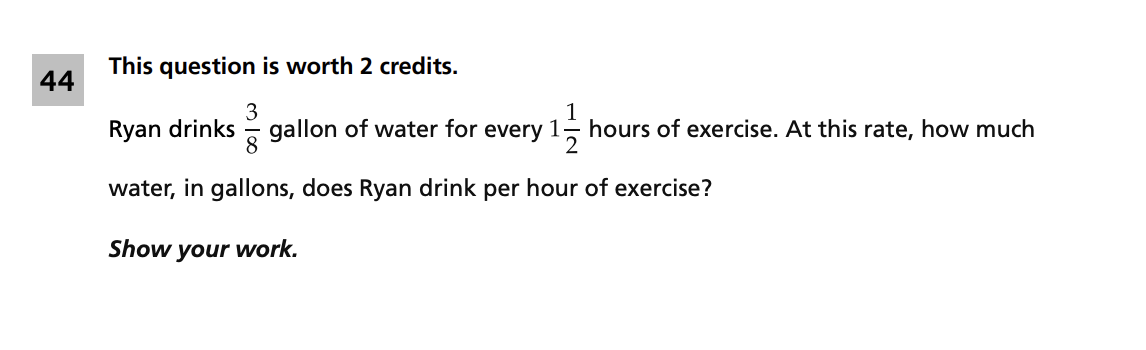 Original screenshot of question 44