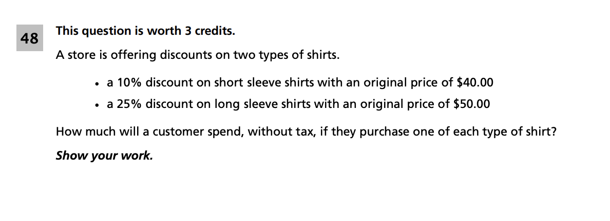 Original screenshot of question 48