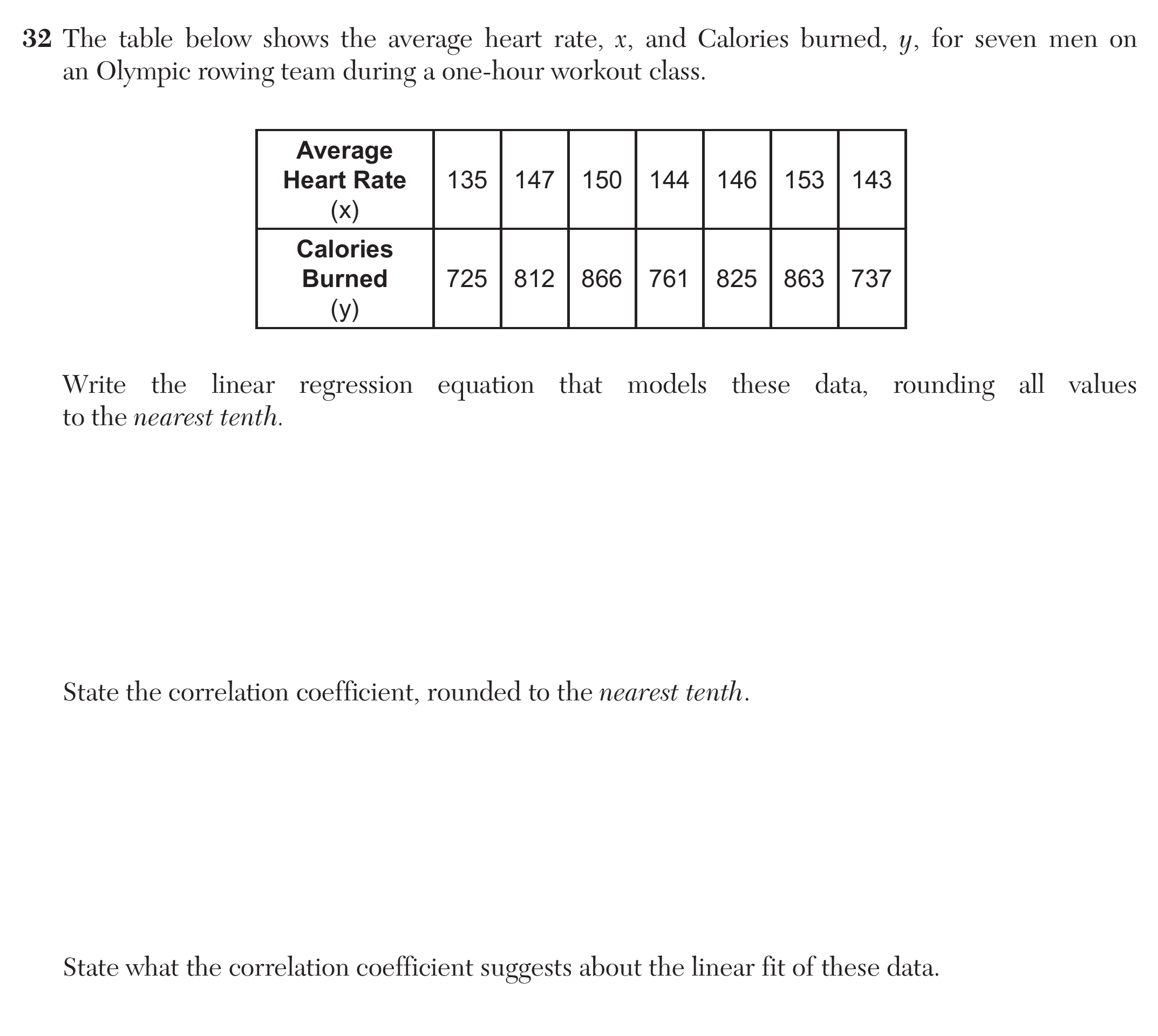 Original screenshot of question 32