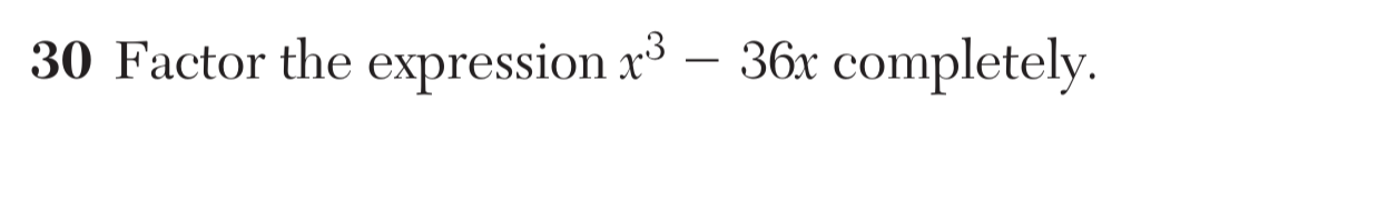 Original screenshot of question 30