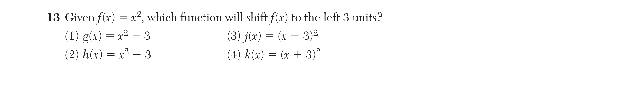 Original screenshot of question 13