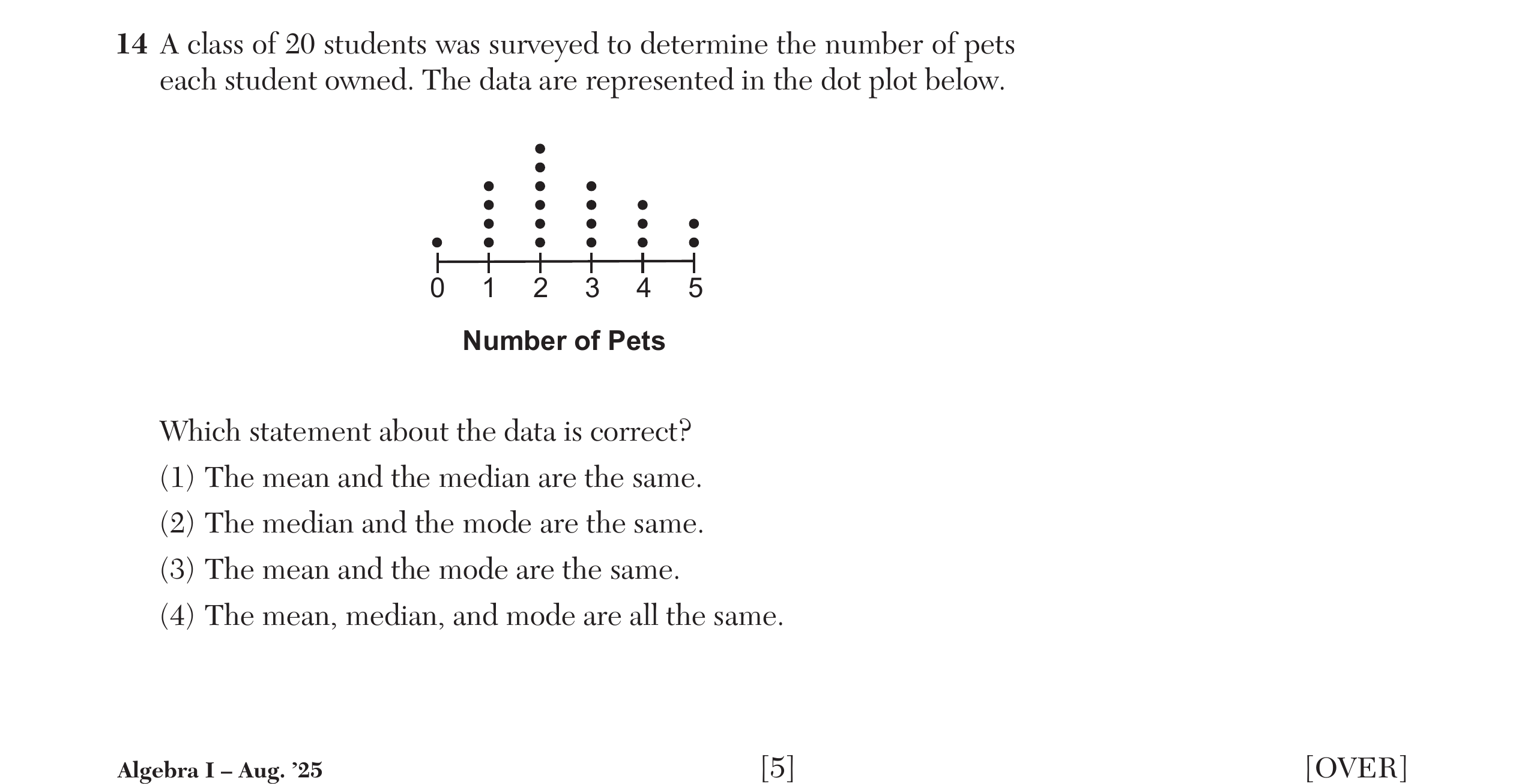 Original screenshot of question 14