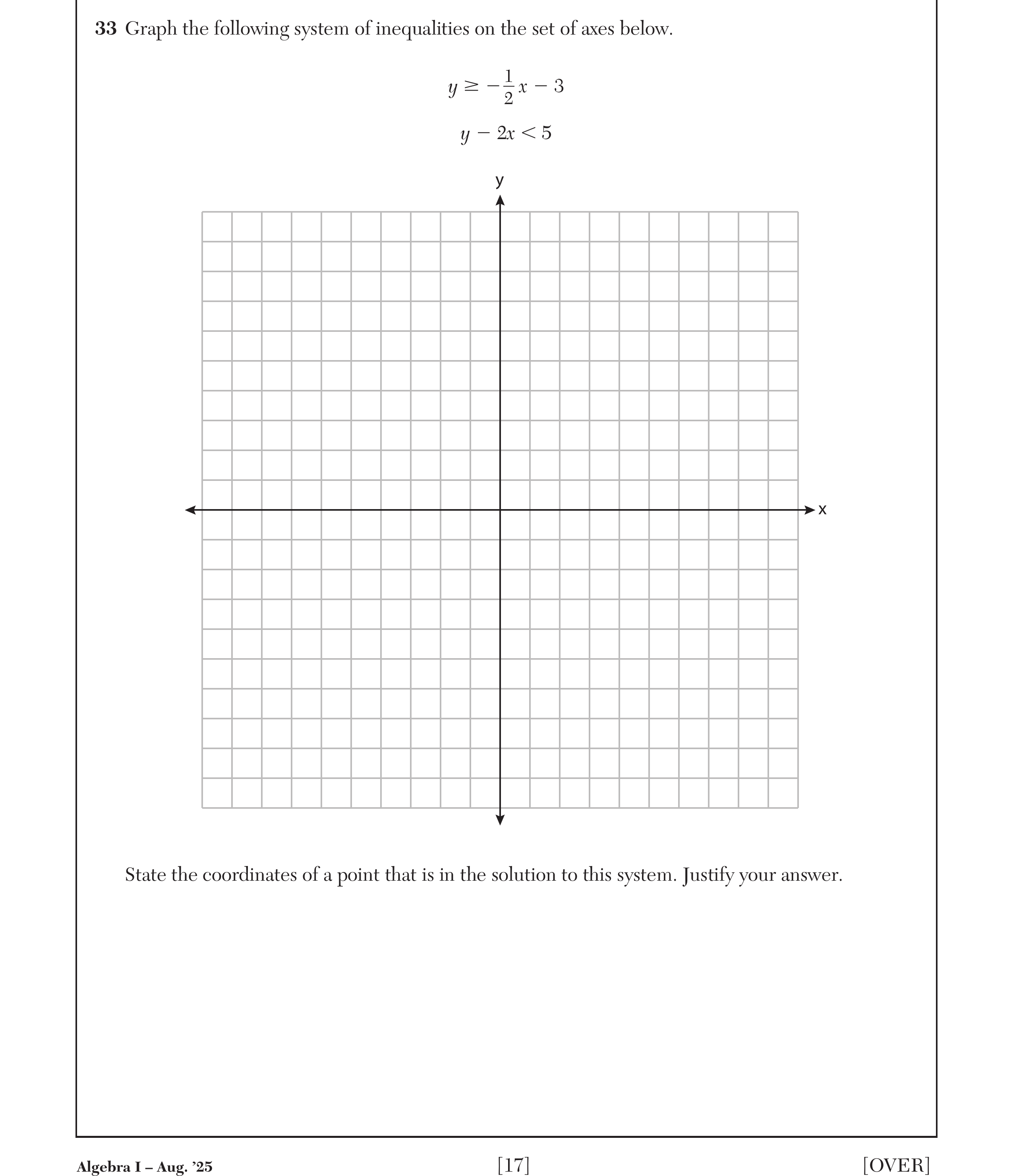 Original screenshot of question 33