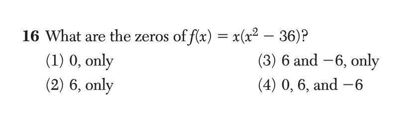 Original screenshot of question 16