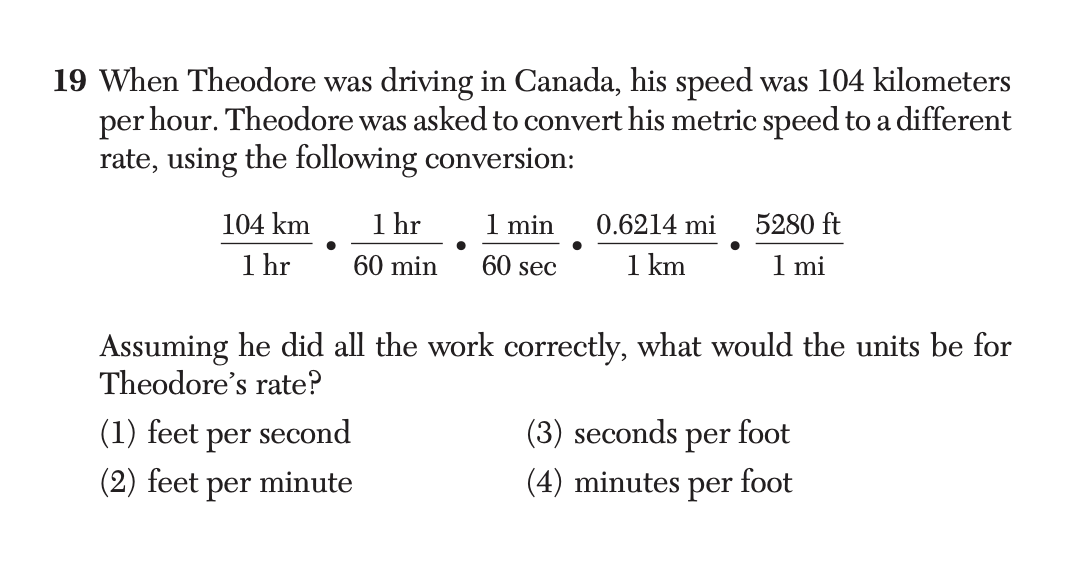 Regents January 2026 Question 19